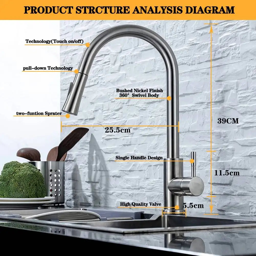 Smart Touch Control Sink Tap