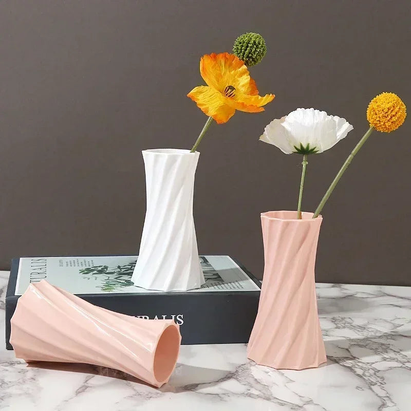 Nordic Plastic Flower Vase