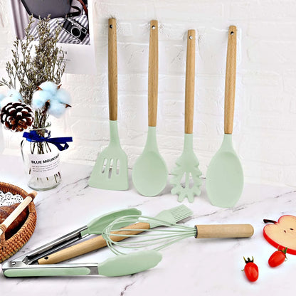 12-piece Set Silicone Utensils