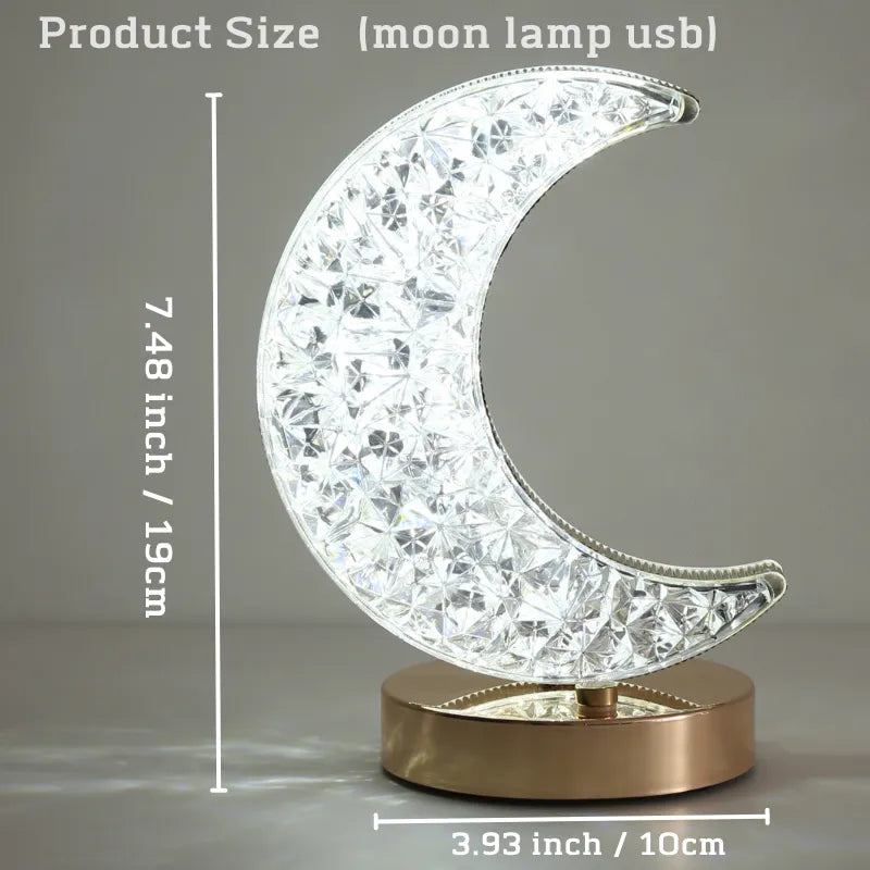 LED Ambient Table 3d Moon Lamp