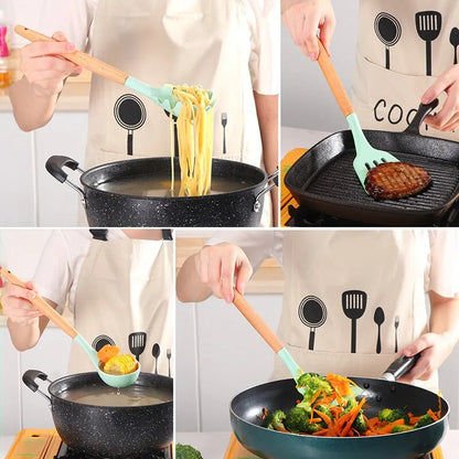 12-piece Set Silicone Utensils